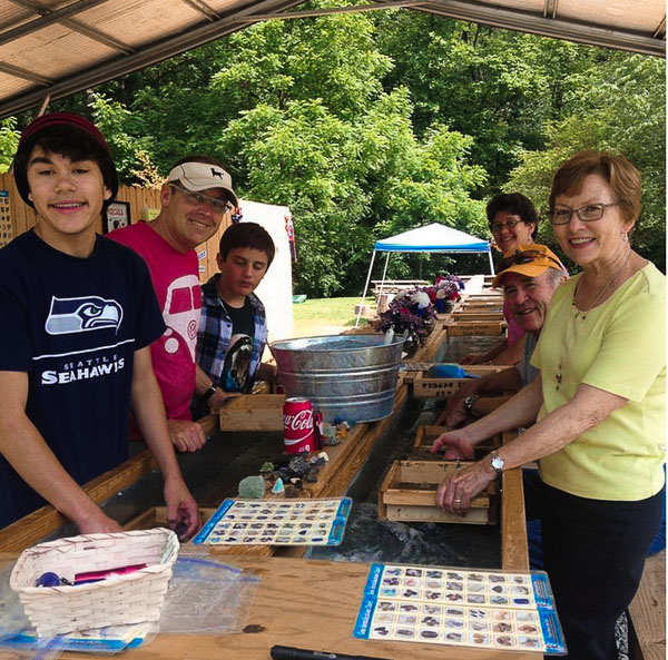 Fun things to do in Brevard NC : Gem Mining at Pisgah Forest Gem Mine. 