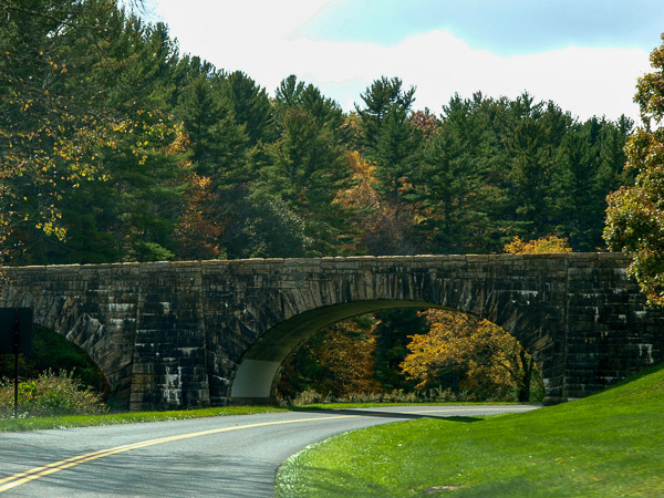 Blue Ridge Parkway in Asheville NC. 