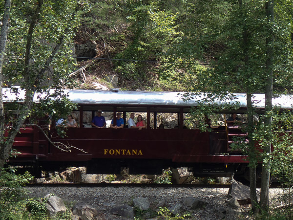 Great Smoky Mountain Railroad in Bryson, NC. 