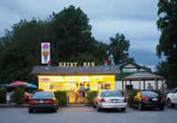 Fun things to do in Brevard NC : The Dairy Bar in Pisgah, NC. 